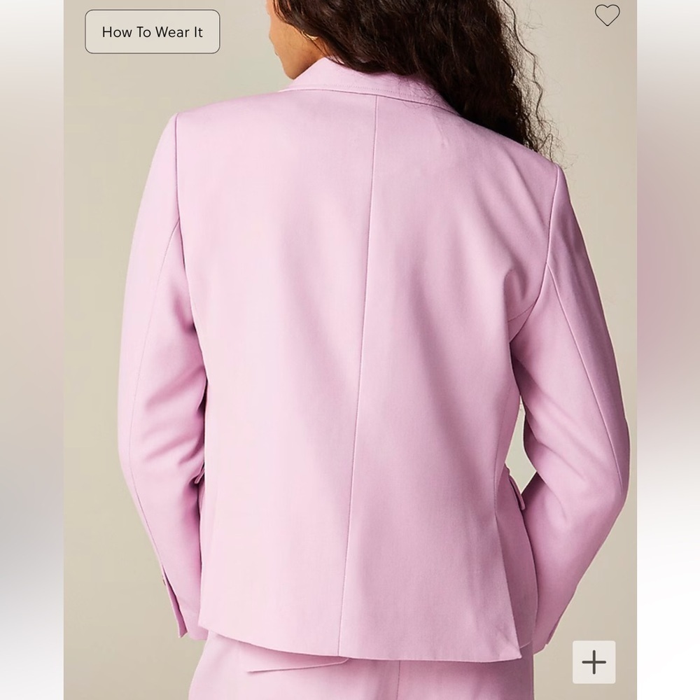 Jcrew Shrunken-fit blazer in wool blend, NWT, size 14 (blazer only) - Picture 4 of 7